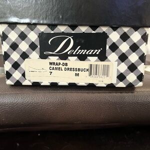 Delman Camel Dressbuck Footwear